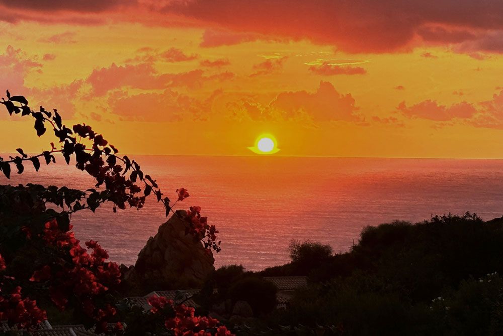 Tramonto Villino Alba Costa Paradiso Sardegna