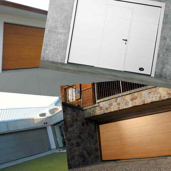 Porta sezionale per garage installata a Como