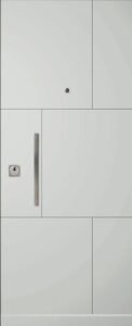 Rivestimento in alluminio per porta blindata, variante 20