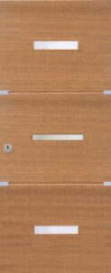 Rivestimento pantografato con inserti per porta blindata, variante 7