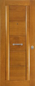 Rivestimento in legno massello per porta blindata, variante 10