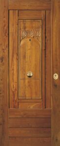 Rivestimento in legno massello per porta blindata, variante 14