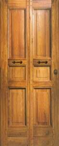 Rivestimento in legno massello per porta blindata, variante 17