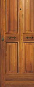 Rivestimento in legno massello per porta blindata, variante 19