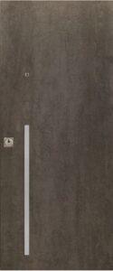 Rivestimento effetto pietra o lamina metallica per porta blindata, variante 12