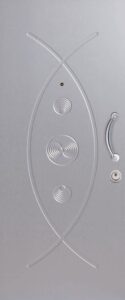 Rivestimento in PVC per porta blindata, variante 1