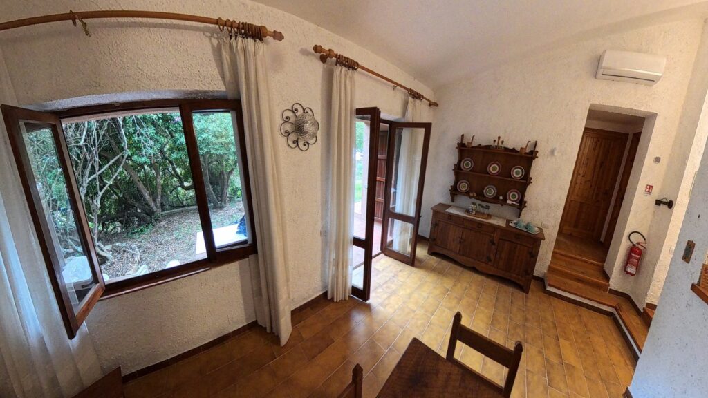 Salotto del villino a Costa Paradiso